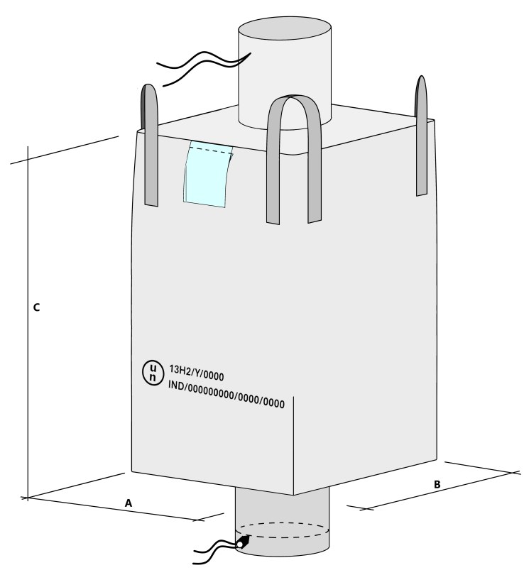 Big Bag Modello ALPHA MONOUSO / SINGLE TRIP TUBOLARE / TUBULAR