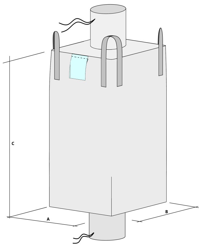Big Bag Modello ALPHA MONOUSO / SINGLE TRIP TUBOLARE / TUBULAR